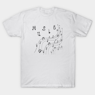 Music notes T-Shirt
