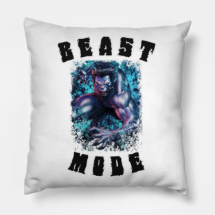 Beast Mode Colored Pillow