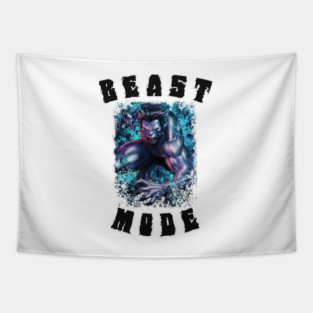Beast Mode Colored Tapestry