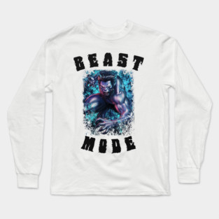 Beast Mode Colored Long Sleeve T-Shirt