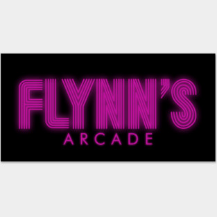 Flynn's arcade neon Posters and Art