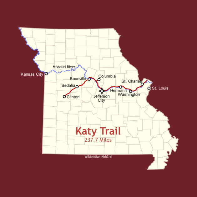 St Charles Ride Katy Trail Katy Trail: Moderate End-to-End #15