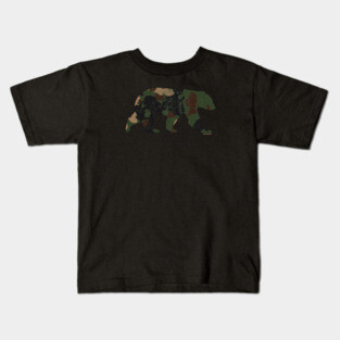 Mens Camouflage Daddy Bear | BearlyBrand Kids T-Shirt