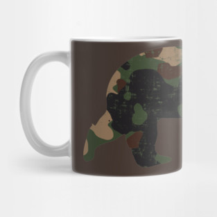 Mens Camouflage Daddy Bear | BearlyBrand Mug