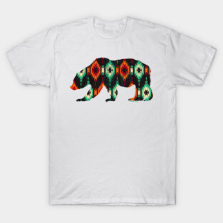 Southwestern Tribal Bear for Gay Bears & Admirers | BearlyBrand T-Shirt