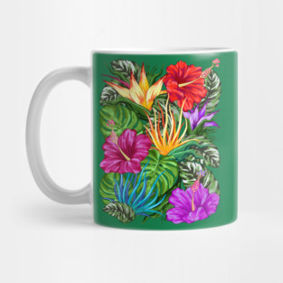 Tropical Flora Summer Mood Mug