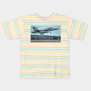 EA-18G Growler Super Hornet FCLP 7 Kids T-Shirt