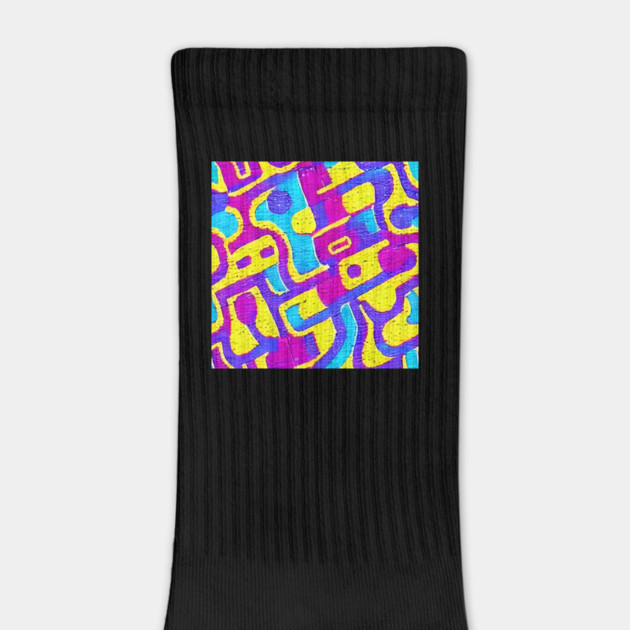 ABSTRACT COLORFUL 90S POP ART by Prinyos