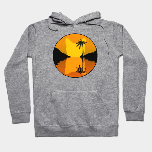 Cat Sunset Hoodie by Pete the Cat Guy