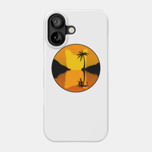 Cat Sunset Phone Case