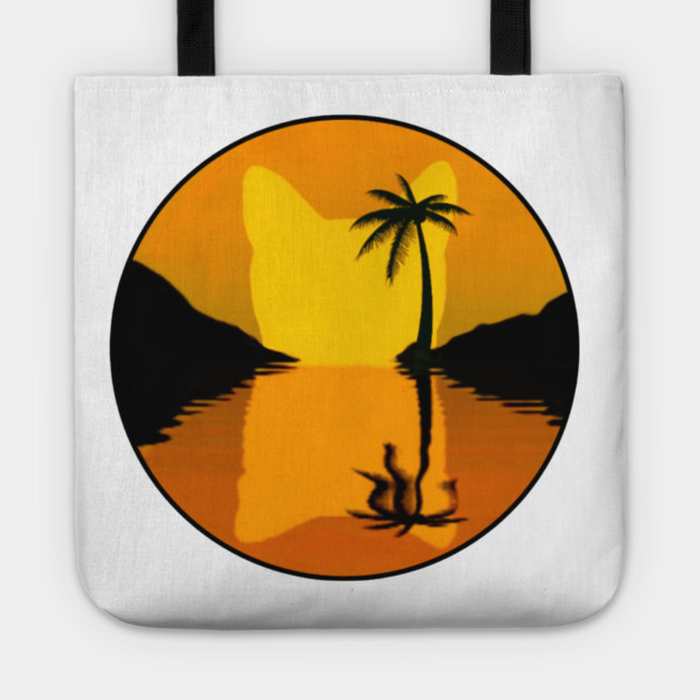 Cat Sunset Tote by Pete the Cat Guy