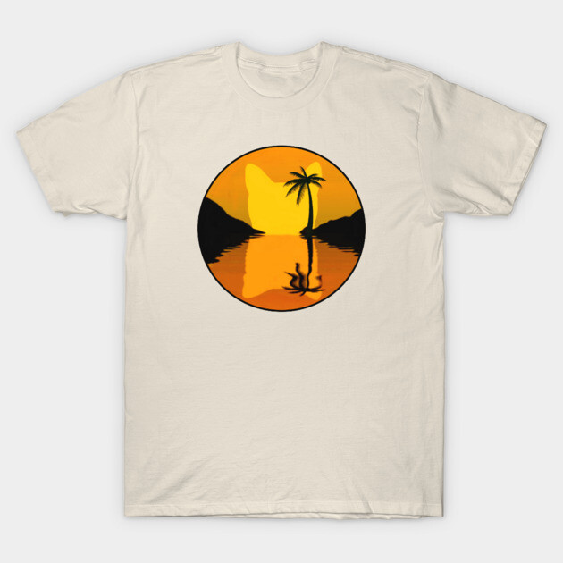 Cat Sunset T-Shirt by Pete the Cat Guy