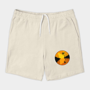 Cat Sunset Shorts