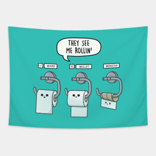 They See Me Rollin' Tapestry