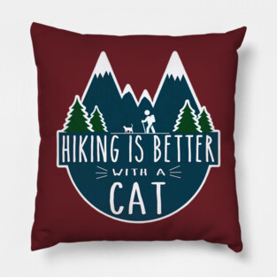 Hiking is Better with a CAT! Pillow