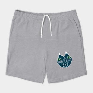 Hiking is Better with a CAT! Shorts