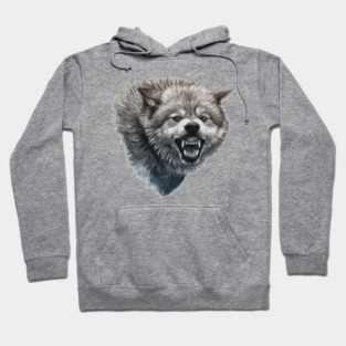 Snarling Wolf Hoodie