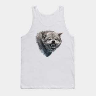 Snarling Wolf Tank Top