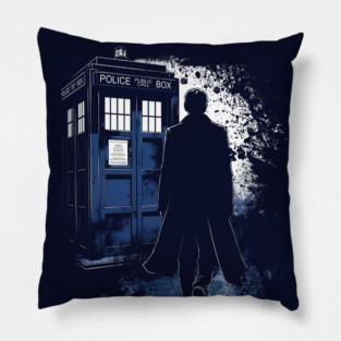 The 10th Doctor & The Tardis Pillow