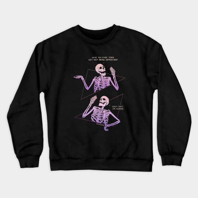 Poof! Just like that. Crewneck Sweatshirt by Tommy Devoid