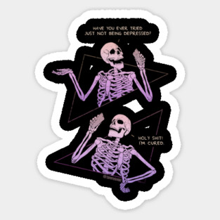 Poof! Just like that. Sticker