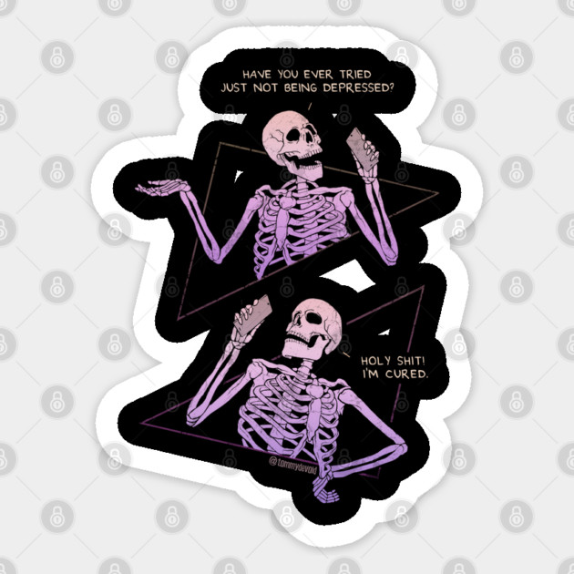 Poof! Just like that. Sticker by Tommy Devoid