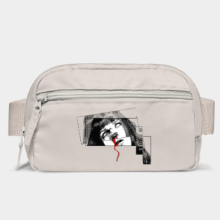 Mia Wallace Glitch Art ∆∆∆ Aesthetic Graphic Design Bag