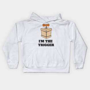 Couples t-shirt - I'M THE TRIGGER Kids Hoodie