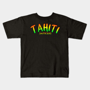 Tahiti tropical Paradise Kids T-Shirt