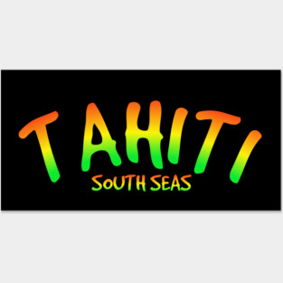 Tahiti tropical Paradise Posters and Art