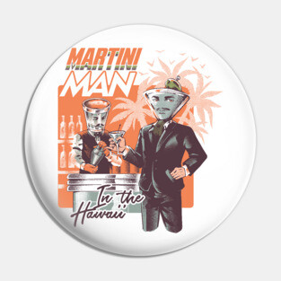 Martini Man - The Spy Pin