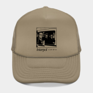 Interpol --  Original Retro Glitch Art Design Hat