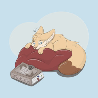 Fennec Fox with Magic Book T-Shirt