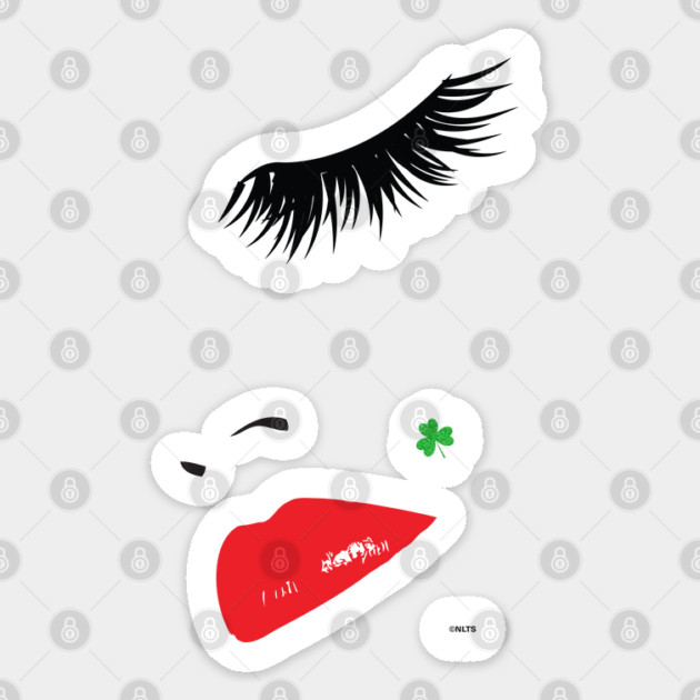 Irish Eyelashes in Vogue St Patrick Sexy Sticker by creative