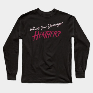 What's Your Damage? Heather? Long Sleeve T-Shirt