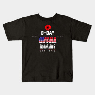 D Day Omaha Beach Anniversary Kids T-Shirt