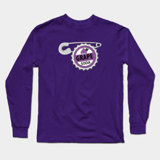 Grape Soda Pin Long Sleeve T-Shirt