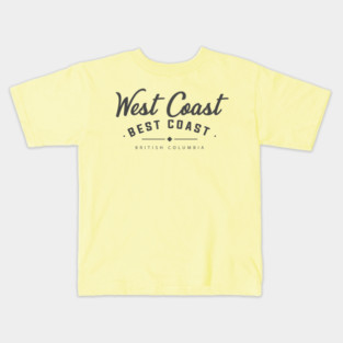 West Coast, Best Coast Kids T-Shirt
