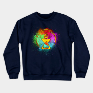 Small Print Splash Chalice Crewneck Sweatshirt