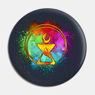 Small Print Splash Chalice Pin