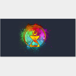 Small Print Splash Chalice Posters and Art