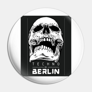 Berlin Techno T-Shirt Pin