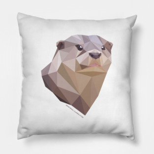 Asian Small-Clawed Otter Pillow