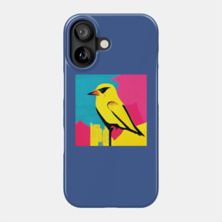 Colourful Canary Abstract Phone Case