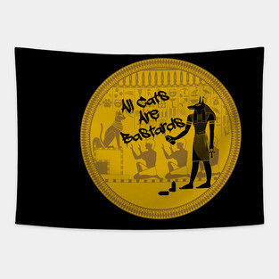 All cats are bastards Tapestry