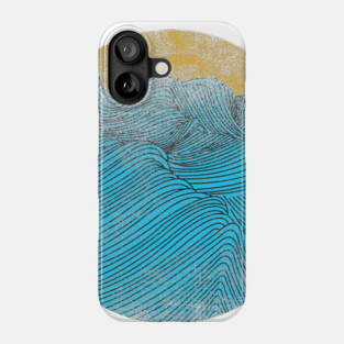 Wavy Sunset Phone Case