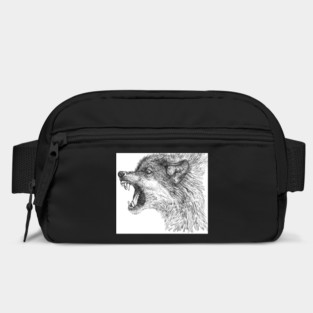Snarling Wolf Bag