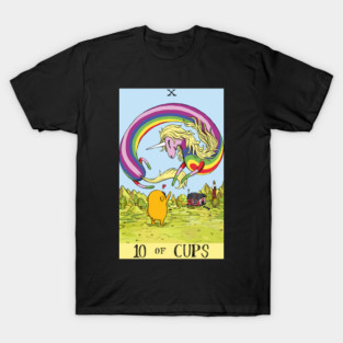 Lady Rainicorn as 10 of Cups T-Shirt