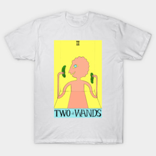 Prismo as Two of Wands Adventure Time tarot card T-Shirt