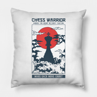 Chess Warrior King Pillow